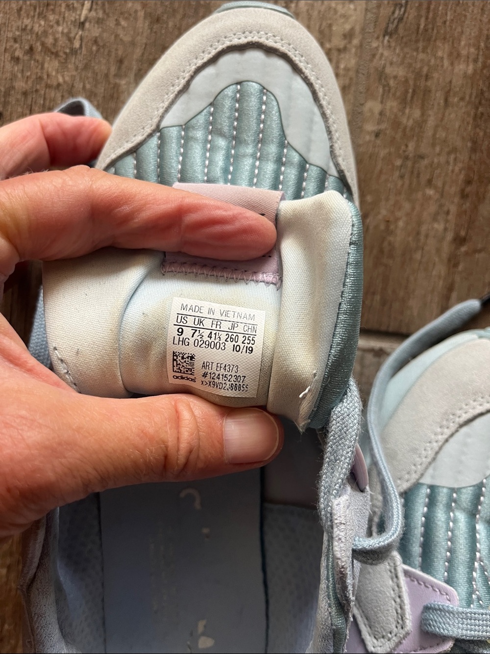 adidas Torsion Sneakers size 9 light blue - Picture 6 of 7